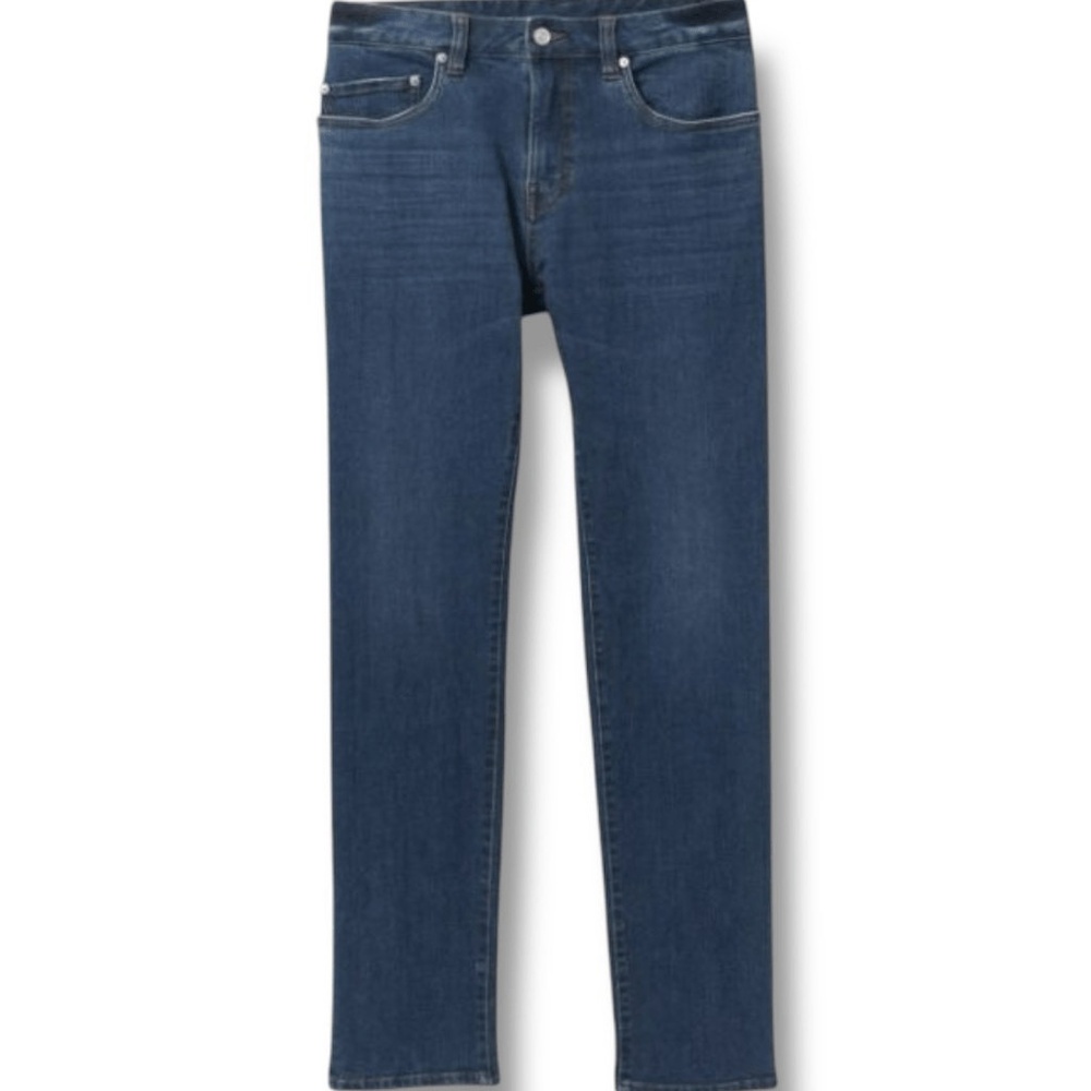 NWT - prAna Jeans Men's Size 40x32 Hillgard Slim‎ Jean in Rinse Wash
